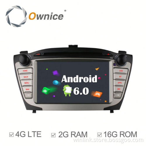 2 din Android Quad core car multimedia player for Hyundai ix35 2009 with GPS RDS Wifi Built 4G lte support DAB mirror